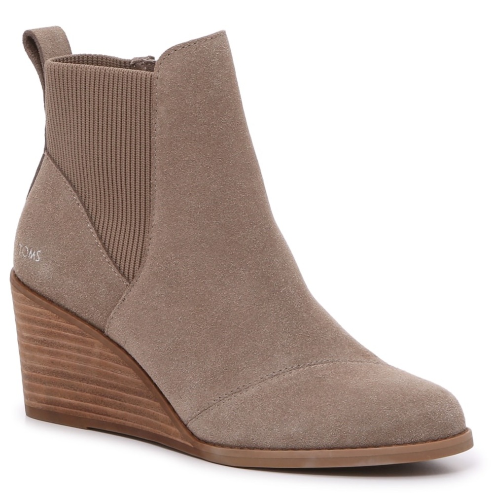 TOMS Amelia Wedge Bootie- NWT